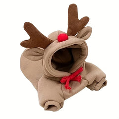 Fruit Fleece Dog Hoodie 🍓 Warm Winter Outfit for Small Dogs & Cats