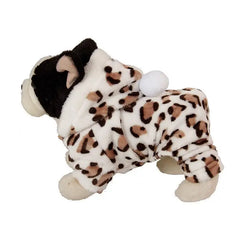 Winter Coral Fleece Dog Jumpsuit – Cute Warm Pajamas for Small Dogs & Cats