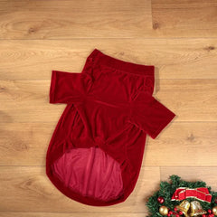 Pet Christmas Clothes Classic Merry Christmas Print Fall Winter Pet Clothing for Large Dogs Christmas Holiday Outfit Atmosphere