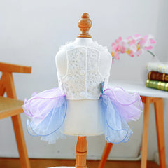 Dream Gauze Pet Dress – Elegant Summer Outfit for Small Dogs & Cats