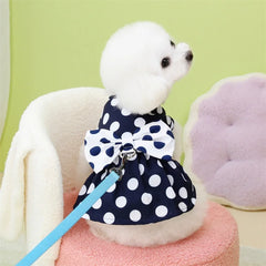Lovely Polka Dot Pet Princess Dress – Dog & Cat Wedding Party Outfit