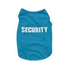 Security Dog Vest 🦴 Funny Summer T-Shirt for Small Dogs & Cats