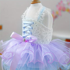 Dream Gauze Pet Dress – Elegant Summer Outfit for Small Dogs & Cats