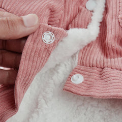 Warm Fleece Dog Jacket – Cozy Autumn/Winter Coat for Small & Medium Dogs and Cats