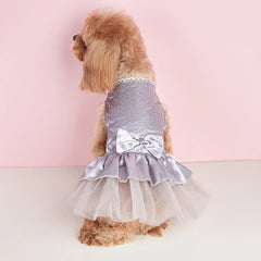 Cute Summer Dog Dress Lace Tulle Princess Outfit for Dogs & Cats