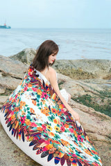 20 Styles Cotton-Linen Beach Sarong Wrap – Women’s Bikini Cover-Up & Summer Scarf