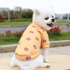 Small Dog Winter Hoodie – Warm Fleece Pullover for Dogs & Cats