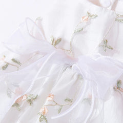 Luxury Summer Dog Dress 🎀 Lace Mesh Bow Outfit for Small Dogs & Cats