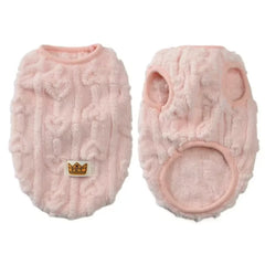 Warm Fleece Dog Jacket ❄️ Soft Autumn & Winter Outfit for Small Pets