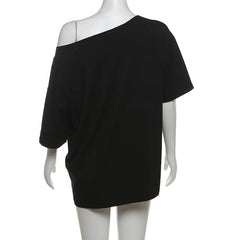 Women’s Casual Letter T-Shirt – Versatile Summer Street Top