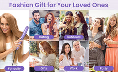 Sejoy Multi-Function PTC Hair Curler & Straightener – 110/220V Crimper & Curling Iron