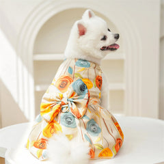 Floral Dog Dress – Cute Puppy Skirt for Small & Medium Dogs