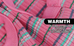 Pink Rib Dog Tank – Soft Shirt Vest for Small Dogs & Chihuahuas