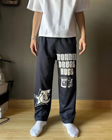 American Striped Sweatpants – Unisex Casual & Fitness Pants