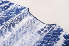 Long Tie-Dye Kimono Cover-Up – Open Front Beachwear for Women