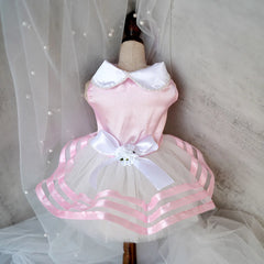 Polka Dot Summer Dog Dress 🎀 Princess Outfit for Dogs & Cats