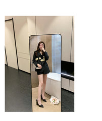 10cm High Heel Colorful Pumps Women's Shoes Pointed Toe Fashion Red 3.9inch Chunky Heels Patent Leather Female Plus Size 49 50