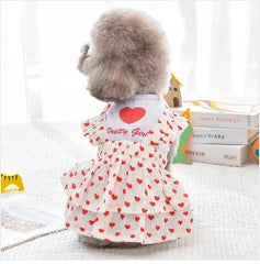 Pink & Blue Pet Tutu Dress 🎀 Party Skirt Outfit for Small Dogs & Cats