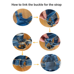 Dog Denim Jumpsuit – Cotton Puppy Outfit for Small & Medium Dogs & Cats