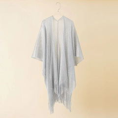 2025 Sexy Gold Tassel See-Through Beach Cover-Up Dress for Women