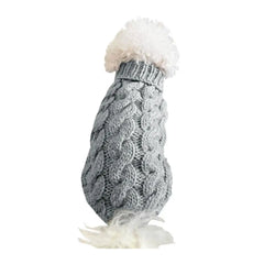 Small Dog Knitted Sweater – Autumn Winter Warm Pet Clothes