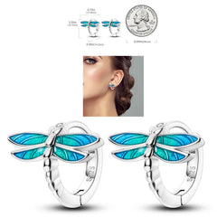 925 Silver Hoop Earrings for Women – Zircon Heart & Star Drops