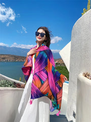 20 Styles Cotton-Linen Beach Sarong Wrap – Women’s Bikini Cover-Up & Summer Scarf