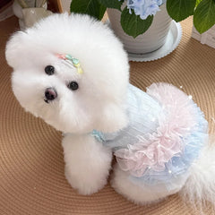 Fashion Fairy Pet Dress – Gauze Skirt Outfit for Small Dogs & Cats