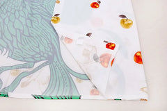 Peacock Kimono Beach Robe – Long Sleeve Swimsuit Cover-Up Cardigan