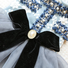 Luxury Princess Pet Dress – Fancy Spring/Summer Outfit for Small Dogs & Cats