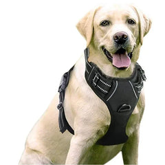 No-Pull Dog Harness – Adjustable Reflective Padded Vest with Handle for Large Dogs