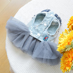 Luxury Princess Pet Dress – Fancy Spring/Summer Outfit for Small Dogs & Cats