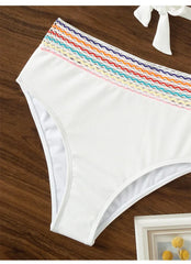 White Push-Up Brazilian Bikini Set – Women’s Sexy Swimwear 2025