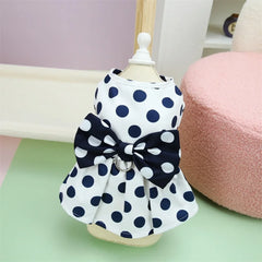 Lovely Polka Dot Pet Princess Dress – Dog & Cat Wedding Party Outfit