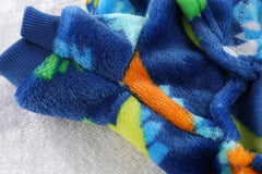 Winter Warm Fleece Dog Jumpsuit – Plush Pajamas for Small Dogs  Description: