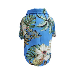 🌺 Hawaiian Style Dog Shirt – Summer Pet T-Shirt for Small & Medium Dogs  Description (Bullet Points):