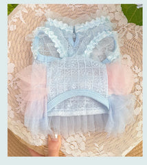 Fashion Fairy Pet Dress – Gauze Skirt Outfit for Small Dogs & Cats