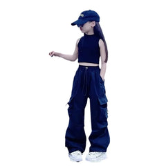 Girls Casual Cargo Pants