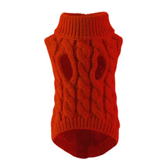 Small Dog Knitted Sweater – Autumn Winter Warm Pet Clothes