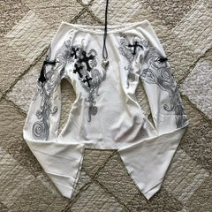 Vintage Off-Shoulder Flared Sleeve Top