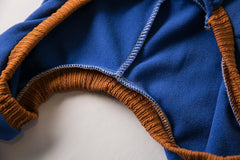 Plush High-Neck Dog Jumpsuit – Warm Four-Leg Winter Outfit for Small Pets