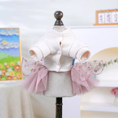 Luxury Princess Pet Wedding Dress 👑 Haute Couture Tutu Outfit for Dogs & Cats