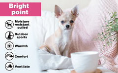 Pink Rib Dog Tank – Soft Shirt Vest for Small Dogs & Chihuahuas