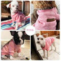 Winter Warm Pet Jacket – Cozy Sweatshirt Coat for Small Dogs & Cats