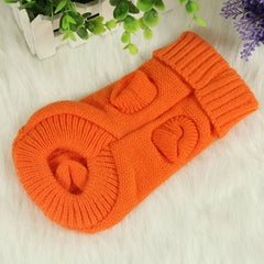 Knitted Dog Sweater – Winter Clothes for Small & Medium Dogs