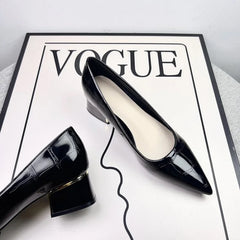 comfortable and versatile design, luxurious and light, high-end fashion, matching with small skirt, ladies' single shoes