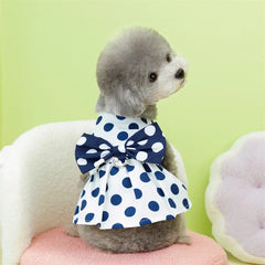 Lovely Polka Dot Pet Princess Dress – Dog & Cat Wedding Party Outfit