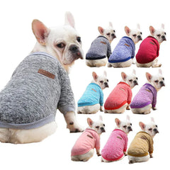 Winter Warm Pet Jacket – Cozy Sweatshirt Coat for Small Dogs & Cats