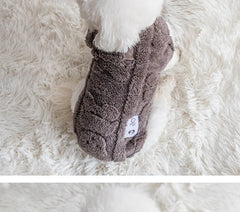 Soft Fleece Dog Sweater 🐶 Warm Winter Pullover for Small Dogs & Cats ❄️