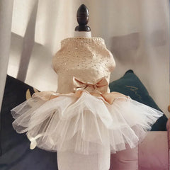 Cute Summer Dog Dress Lace Tulle Princess Outfit for Dogs & Cats